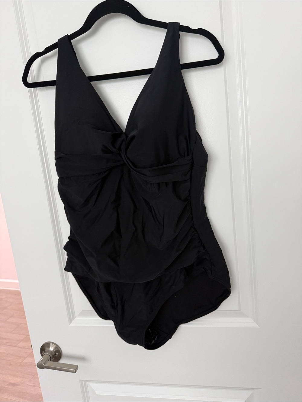 Classic Black One-Piece Swimsuit